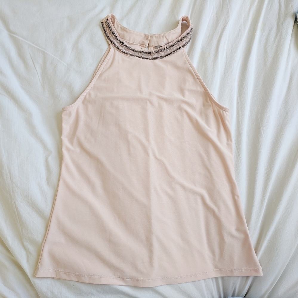 Charlotte russe highneck line top size S